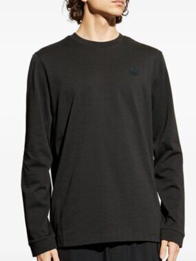 Authentic Mens Moncler Black Maglia Long Sleeve T-shirt w/ Logo MSRP $878 Sz Xl